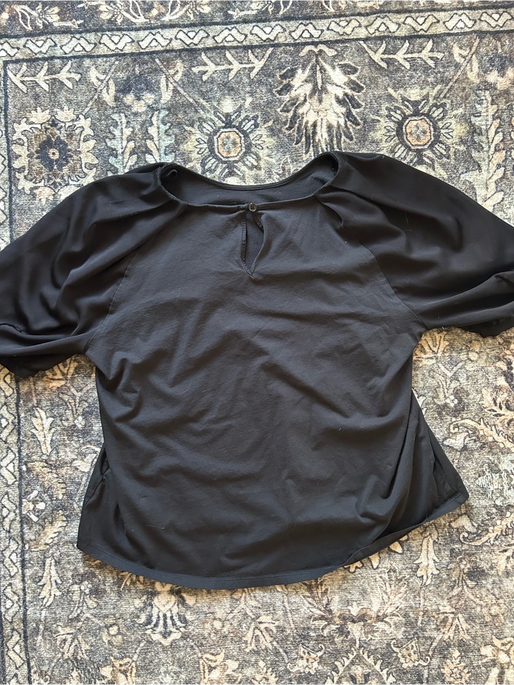 Who What Wear Black Statement Sleeve Blouse 🖤 - Picture 5 of 9
